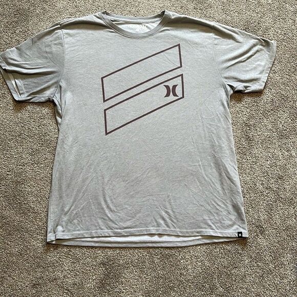 HURLEY ICON SLASH GRADIENT SHORT SLEEVE T-SHIRT L - Picture 1 of 7